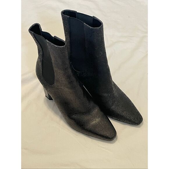 Donald Pliner Womens Laila Booties Silver Glitter 8.5 - Picture 5 of 10